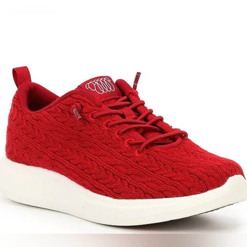 Woolloomooloo Burnie Cable Knit Sneakers